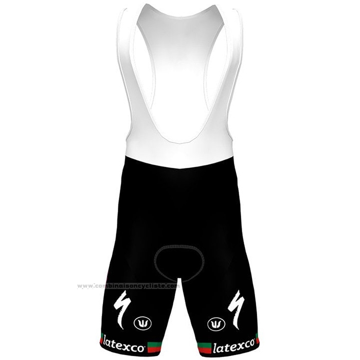 2021 Maillot Cyclisme Deceuninck Quick Step Blanc Manches Courtes et Cuissard